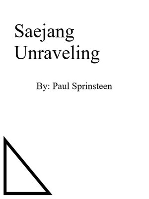 cover image of Saejang Unraveling